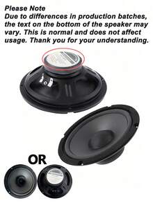 2 Way Car Audio Speaker Car Tuning Audio Speaker Heavy Mid-Bass Ultra-Thin Modified Speaker Horn Full Range Frequency Automotive Loudspeaker For Vehicle Sound System - A - View 4