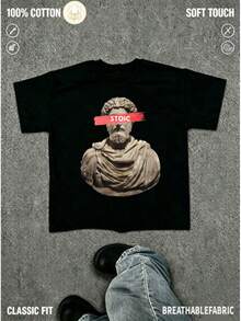 Men T-Shirts - Black - View 1