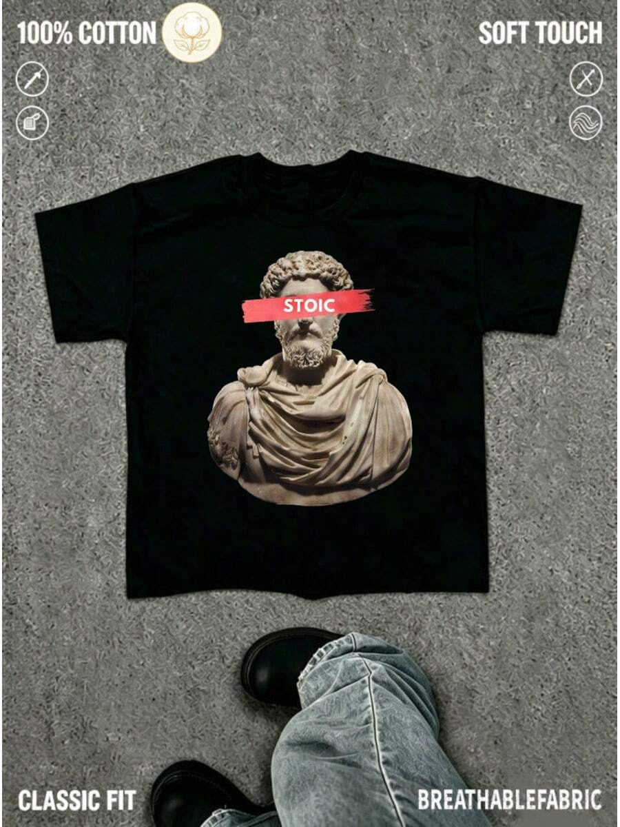 Men T-Shirts - Black - View 1