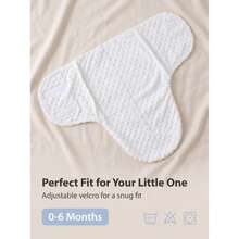 Saco de dormir para bebé sin mangas de felpa tipo judía, acolchado de felpa de lunares de doble capa engrosada y suave, saco de dormir con cremallera para bebés de 0-24 meses, cálido y amigable con la piel para dormir por la noche y evitar el frío - Saco de dormir de terciopelo sin capucha - Ver 3