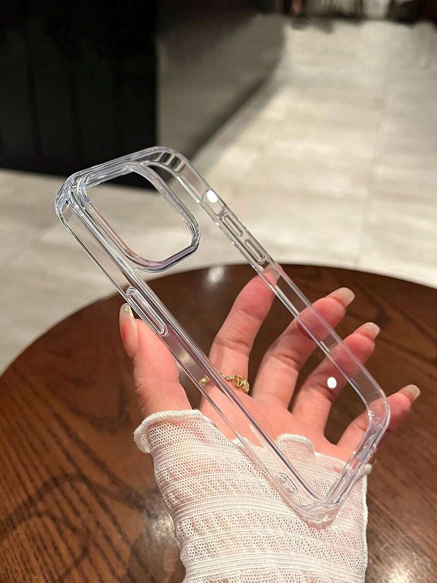 Casing Pelindung Belakang Ultra Tipis Anti Guncangan Anti Gores Anti Benturan Kompatibel dengan iPhone 17 Air 16 15 14 Plus 13 12 11 XR XS X 7 8 Pro Mini Pro Max - Clear - View 1