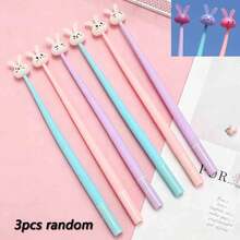 3/10 Vibrant Tulip Theme Ballpoint Pens - Color Changing, Black Ink, Adorable Floral Pattern - Ideal For Office And School Supplies, Perfect Holiday Gift, Back To School - Multicolor - View 17