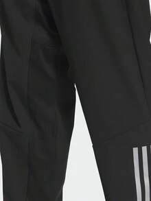 Adidas Celana Olahraga dan Kebugaran Pria GYM+ 3S PNT Woven Terbaru yang Bernapas - Hitam - View 7