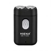 HIENA Mini Pocket Rotary Electric Shaver For Men,Dual Floating Double-Ring Fit Blades,USB Fast Charge Wet Dry Cordless Travel Beard Razor,Low Noise Powerful Motor,Detachable Washable Head,Portable Compact Facial Shaving Grooming Gift For Dad Husband - Black - View 12