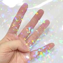 20/50 Sheets A4 Holographic Self-Adhesive Laminating Film For Photos, Stickers And DIY Crafts - Diamond - View 5