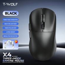 T-WOLF X4 Tri-Mode Gaming Mouse Bluetooth Pengisian Daya Nirkabel Tingkat Polling 1000Hz Mouse Ringan - View 13