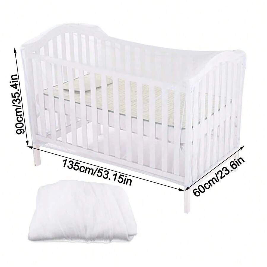 Baby Crib Netting & Accessories - Black - View 1