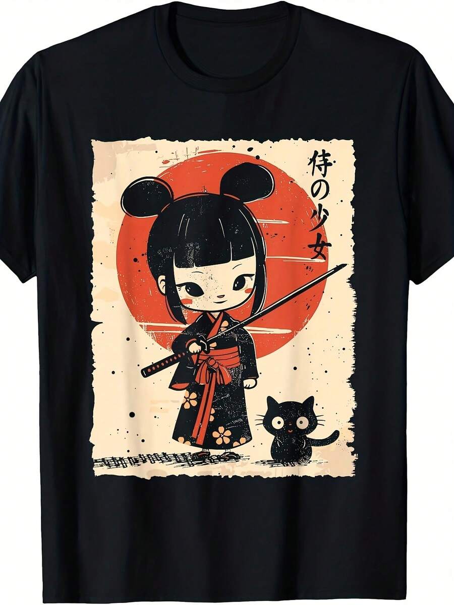 Women T-Shirts - 黑色 - 查看 1