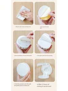 1pc Wall-Mounted Folding Cup Holder, Water Cup Coffee Beverage Storage Rack, No-Drill Car Cup Holder, Suitable For Kitchen, Bedroom And Office - Standard Model - View 10