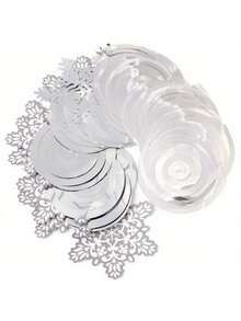 10/2 pièces Décorations suspendues en spirale blanc argenté avec flocons de neige, serpentins de plafond en feuille avec découpes de flocons de neige creux pour fête de Noël et hiver féerique, décoration de fenêtre, décorations suspendues en spirale de plafond pour Noël d'hiver - Plusieurs styles - Voir 8