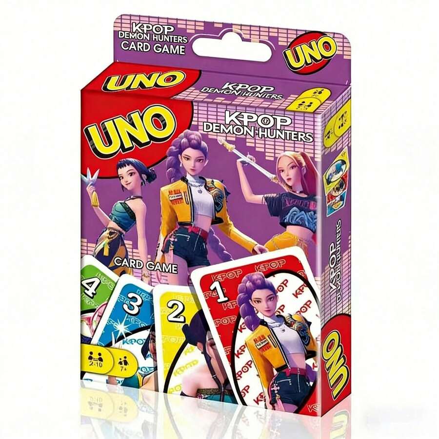 1pc Fashion K-POP Customized , Street Style Character Printed Design, Full Set Of Standard Number Function Cards, Boxed Compact Portable Easy To Store And Carry, Multiplayer Party Home Travel Multi-Scenario, Simple Easy-To-Understand Gameplay No Learning Required, Leisure Stress Relief Pass Time, Thickened Card Quality Excellent Resistance To Bending And Fading, Eye-Catching Appearance High Recognition, Easily Lively Party Atmosphere, Eliminate Social Awkwardness, Friend Competition Interaction Fun, Enthusiast Daily Portable Entertainment, Home Relaxation Essential Desktop Card Game - Multicolor - View 1