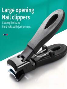 1pc Thick Wide Mouth Anti-Splash Nail Clipper, Sharp Foot And Hand Care Tool Set - Multicolor - View 7