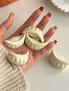 Ceramic Chopstick Holder, Cute Creative Knife & Fork Stand, Dumpling Shaped Ceramic Chopstick Rest Spoon Holder, Home Dining Table Desktop Chopstick Holder, Chopstick Pillow, Chopstick Rest - View 3