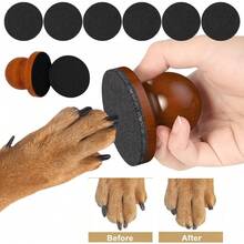 7pcs Wooden Pet Nail File Set, Cat Dog Paw Grinder, Dog Claw Trimmer, Nail Scraper, Nail File Board, Pet Grooming Supplies - View 1