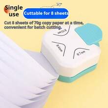 3-In-1 Multifunctional Corner Rounder, R4 Corner Cutter Tool, Paper Photo Corner Rounder, Laminated Corner Trimmer, Card Angle Cutter, Effortless Punching And Cutting Tool, Suitable For Cards, Photos, DIY Crafts, Can Cut Straight And Round Corners, School Supplies, Christmas Gift, Stationery Back To School, Back To School, School Supplies - A - View 4