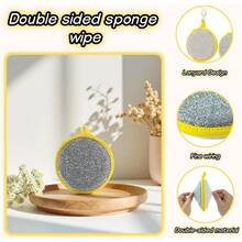 Double-Sided Dishwashing Sponge, Double-Sided Kitchen Cloth, Cleaning Sponge, Pot Scrubbing Sponge, Multi-Purpose Absorbent Sponge, Dish Cleaning Brush, Durable Reusable Kitchen Cleaning Sponge, Kitchen Supplies, Home Products - Multiple Styles - View 8