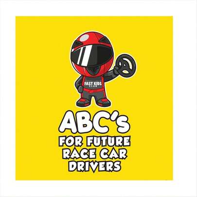 ABC'S For Future Race Car Drivers Alphabet Book (Book,'S Book, Toddler Book)
