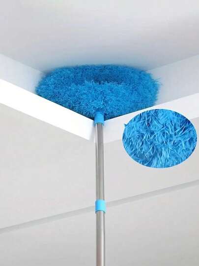 Extendable Ultra-Fine Fiber Ceiling Fan Duster Cleaner Adjustable From 13 To 31.5 Inches Washable Suitable For High Ceilings Furniture Car Cleaning Fan Cleaner Multipurpose Dust Cleaner Easy To Clean Dust Household Items Cleaning Tools Back To School