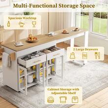 Dining Tables - 흰색 + MDF - 보기 7