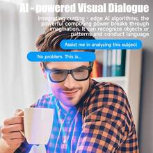 2026 New Unisex Smart Glasses, 100W Camera, Clear Image Without Shake, 260mAh Large Capacity Battery, With Flashlight Can Be Used As Flashlight, Camera Battery Life Up To 100 Minutes - View 5