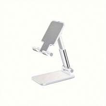 1pc Aluminum Alloy Desktop Phone Stand - Adjustable Desktop Phone Holder, Compatible With Phone Cases, Suitable For Home Office And Watching Movies - Multicolor - View 13