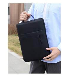 DANYCASE 筆電內層保護袋，相容 MacBook、HP，11-15.6 吋 Ultrabook 筆電保護套，防震、防水、輕量 - 黑色 - 查看 4