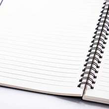 A5 黃色棋盤格檸檬與櫻桃圖案螺旋筆記本－水彩水果棋盤格線圈日記本，清新夏日風格可愛筆記本，適合女孩學校與日常書寫 - D - 查看 5