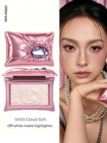 chéeryep Pillow Gem 高光粉 SH03 Cloud Soft Mist，柔霧與閃耀雙效妝容，打造顴骨與鼻樑的自然光澤，修飾臉部輪廓，細緻雲母珍珠粉，不油膩，適合送禮，4.8g/0.16 Oz - SH03 Cloud Soft‌ - 查看 6