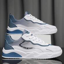 Men Sneakers - 5811 White and Blue - View 5