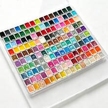 180色純色水彩顏料套裝，含亮金色粉末顏料塊，專業級品質，適合旅行藝術工具組 - 套裝 - 查看 20