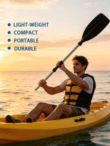 Kayak Paddles, 1 Pair Detachable Lightweight Aluminum Paddles, Suitable For Kayak And Boat Paddleboard Kayak Surfing Outdoor Water Sports - 2pcs Set - Multicolor - View 3