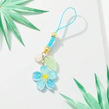 1件 DIY 漸層色櫻花吊墜手機掛飾 - 彩色 - 查看 10