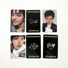 1set5pcs GREENGREEN Album Merchandise Photocards YZY 2.0 Lucky Card Benefit (Randomly Shipped) - Multicolor - View 4
