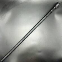 1件萬聖節角色扮演權杖道具 埃及法老蛇頭權杖 表演用國王權杖 魔術師法杖 - 黑+金 - 查看 13