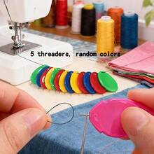 Magnetic Sewing Ruler With Scale And Seam Ripper, 3rd Generation Multi-Function Sewing Tool Set, Flat Magnetic Edge Guide With Ribbed Binding Fixation, Suitable For Straight Stitching, Includes 5 Sewing Threaders (Random Color), For Quilting, Garment Making And DIY Crafts - Three-in-one Regulations - View 10
