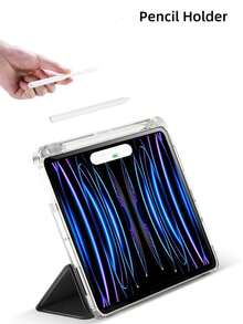 DANYCASE 保護殼，相容於 iPad A16 2025、Air 11/13、M3 2025、Mini 7 A17、Pro 2024、Air 11/13、M2 2024、Pro 11/13、M4 2024、Pro 12.9、7/8/9代、10.2、10代、10.9、Air 4/5、10.9、Pro 11、4/5/6代、Mini 6 - 黑色 - 查看 5