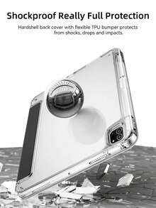 DANYCASE 保護殼，相容於 iPad A16 2025、Air 11/13、M3 2025、Mini 7 A17、Pro 2024、Air 11/13、M2 2024、Pro 11/13、M4 2024、Pro 12.9、7/8/9代、10.2、10代、10.9、Air 4/5、10.9、Pro 11、4/5/6代、Mini 6 - 黑色 - 查看 4