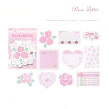 Writable Base Material Paper, Rose Coffee House Sweet Vintage Style Scrapbook Base DIY Gift Message Paper, - Multicolor - View 5