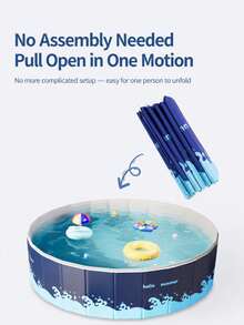 Extra Large Foldable Swimming Pool, Thickened Adult Swimming Pool, Backyard Family Swimming Pool, Suitable For Garden, Summer Water Park Home Inflatable Swimming Pool, Portable Easy To Install Swimming Pool - A - View 3