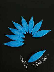 9pcs Colorful Phoenix Eye Shuttle Weaving Tools, Lightweight Non-Slip, Smooth Grip Durable, Practical DIY Lace Knitting Tools For Women. Can Make Headscarf Edging, Scarf Trim, Wedding Lace Accessories, Placemats And Robe Decoration, Colorful Knitting Craft Supplies - Phoenix Eye Shuttle - View 19