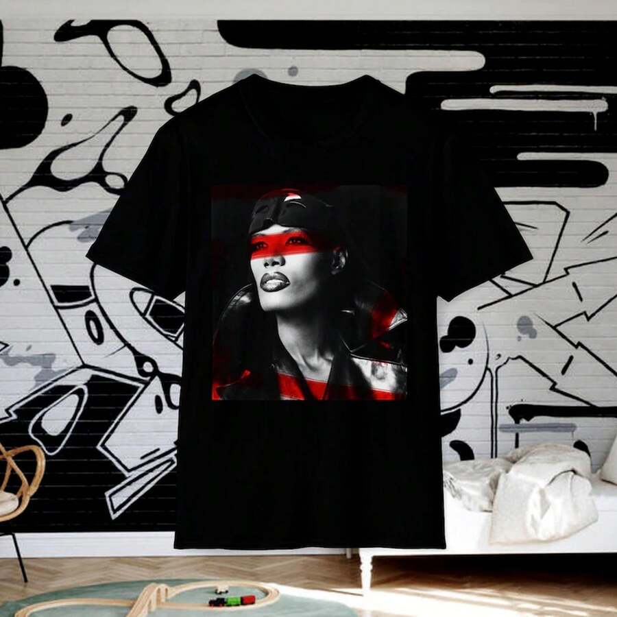 Men Sports Tees & Tanks - 黑色 - 查看 1