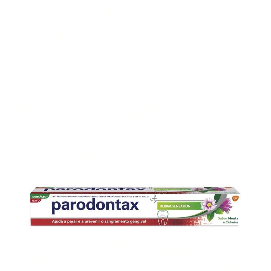 Parodontax معجون أسنان بارودونتكس هيربال سينسيشن 75 مل - معجون أسنان، إزالة البلاك، فلوريد، بيكربونات الصوديوم، مستخلص الليمون، مستخلص النعناع - خَوخ - مشاهدة 1