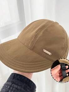 Women's UPF50+ Sun Protection Hat, Wide Brim, Slimming, Equestrian Style Bucket Hat, Suitable For Wearing Masks, Adjustable, Perfect For Summer Outdoor Travel - Multicolor - View 7