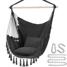 Patio Lounge Chair & Swing Chair - Dark Gray - View 1
