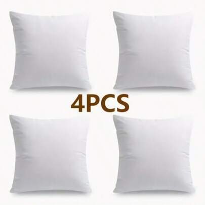Kissenfüllung 45 x 45 cm, 4-teiliges Kissen-Set, Sofa-, Auto- und Heimkissen, Dekokissen