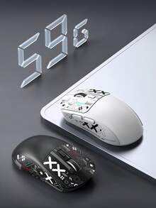 T-WOLF X4 Tri-Mode Gaming Mouse Bluetooth Pengisian Daya Nirkabel Tingkat Polling 1000Hz Mouse Ringan - View 4