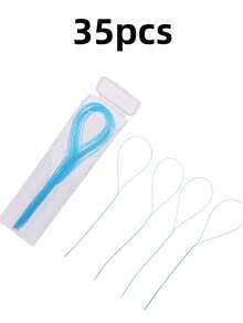 50/10 Set Dental Floss, Deep Floss, Multi-Function Auxiliary Products, Suitable , Dental Bridge, Dental Implant, Oral Care, Essential For Every Home, Also A Great Gift For Parents And Friends, Teeth Cleaning Tool - Multicolor - View 10