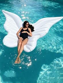 1pc Large Inflatable Butterfly Wing Pool Float, Oversized Floating Lounge Chair, Suitable For 1-2 People To Relax In Pool, Beach And Summer Water Play - Multiple Styles - View 3