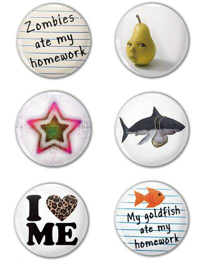 Fun Pattern Badge Brooch, Women's Badge, Pin Brooch, Bag Charm, Clothing Accessory, Fun Gift For Friends, Family, Teachers, And Classmates.
