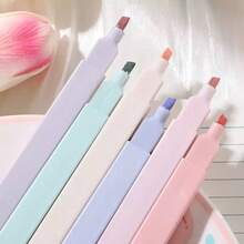 12Pcs Macaron‑Colored Highlighter Set,Soft Chisel Tip Large‑Capacity No‑Bleed Highlighters,Smooth Ink Flow For Highlighting,Ideal For Journaling, Note‑Taking & Doodling, Back‑To‑School&Office Stationery For Teens Ages 14+School Supplies,Halloween - Multiple Styles - View 7